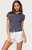 Edikted Women's Polka Dot Tailored Button Up Shirt - 0731609691035
