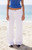 John Galt Women's White Low Rise Straight Leg Jeans - 0843601600031