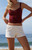 John Galt Women's Floral Pointelle Emery Pajama Shorts - 0842601600261
