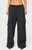 Edikted Women's Petite Wide Leg Cargo Sweatpants - 0850609690170