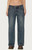 Edikted Women's Petite Contrast Panel Low Rise Jeans - 0860609690182
