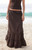 John Galt Women's Brown Olive Maxi Skirt - 0845601600050