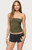 Edikted Women's Liat Ruched Built in Bra Tube Top - 0712609690559