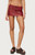 Edikted Women's Lace Up Faux Leather Mini Skort - 0840609690473