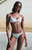 TOAST Women's Silver Glitter Underwire Bralette Bikini Top - 0825493870017