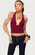 Edikted Women's Missie Knitted Plunge Neck Halter Top - 0731609691117