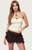 Edikted Women's Chrystal Cut Out Tube Top - 0712609690590