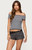 Edikted Women's Amanda Striped Off Shoulder Top - 0731609691150