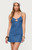 Edikted Women's Maleeka Cut Out Denim Mini Dress - 0870609690406