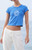 John Galt Women's Ashlyn Newport Beach Cropped T-Shirt - 0790601600467