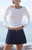 John Galt Women's Dark Blue Malia Denim Mini Skirt - 0845601600054