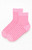 John Galt Women's Pink Striped Ankle Socks - 0679601600281