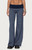 Edikted Women's Amarna Striped Fold Over Pants - 0850609690186