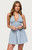 Edikted Women's Plaid Smocked Halter Mini Dress - 0870609690413