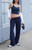 John Galt Women's Navy Hilary Soft Baggy Sweatpants - 0844601600270