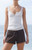 John Galt Women's Brown Soft Raw Cut Sweat Shorts - 0842601600281