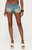 Edikted Women's Tulie Grommet Distressed Denim Shorts - 0829609690058