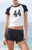 John Galt Women's Black Marcie Sweat Shorts - 0842601600287