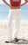 John Galt Women's White Hilary Soft Yoga Baggy Sweatpants - 0844601600277