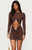 Edikted Women's Nia Cutout Pendant Mini Dress - 0870609690442