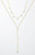 Ettika Women's Simplistic Crystal Layered Necklace - 0656603130245