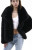 AZALEA WANG Women's Regina Midnight Black Faux Fur Coat - 0760611590027
