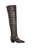 AZALEA WANG Women's Braulia Brown Crocodile Faux Leather Over The Knee Boots - 0580611590062