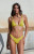 Pacsun Women's Green Rae Triangle Bikini Top - 0810451180015030