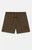 Fear of God ESSENTIALS Men's Olive Fleece Soccer Sweat Shorts - 0160250500340031
