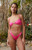Pacsun Women's Pink Rae High Cut Bikini Bottom - 0811451180001066