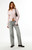 Pacsun Women's Zoe Low Rise Girlfriend Jeans Button Pocket Gray - 0860602840070