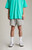 Fear of God ESSENTIALS Men's Dark Heather Oatmeal Fleece Running Shorts - 0160250500189123
