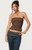 Edikted Women's Sade Strapless Side Slit Top - 0712609690659