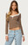 Edikted Women's Contrast Lacey Long Sleeve Top - 0731609691407