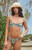 Pacsun Women's Blue & Green Melea Braided Bralette Bikini Top - 0810451180014387