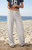 John Galt Women's Light Gray Anastasia Waffle Knit Sweatpants - 0844601600115