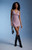 Third Charm Women's Celeste Shine Cowl Neck Halter Top - 0731604850043