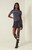 Your Favorite Women's Sweet Sunset Striped Skimmer T-Shirt - 0702461580043