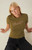 Your Favorite Women's Brooklyn Rhinestone Skimmer T-Shirt - 0702461580044