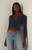 Your Favorite Women's Gianna Plunge V-Neck Long Sleeve Top - 0716461580009