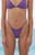 Pacsun Women's Purple Amber Ribbed High Cut Bikini Bottom - 0811451180610054