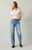 Pacsun Women's Jordyn Low Rise Straight Leg Jeans Stretch Medium Indigo - 0860454210315