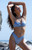 Pacsun Women's Blue Ocean Shine Bralette Bikini Top - 0810451180659040