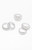 LA Hearts Women's 5 Pack Textured Chunky Rings - 0656448200140