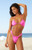 Salero Swim by Pacsun Women's Hot Pink Halter Bikini Top - 0800148510018401