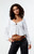 LA Hearts Women's Long Sleeve Keyhole Linen Babydoll Top - 0731461580403