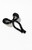LA Hearts Women's Black Rhinestone Bow Hair Claw Clip - 0673499090037