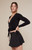 PAC 1980 Women's PAC WHISPER Active Black Leila Wrap Mini Skort - 0772604500122