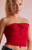 Beverly and Beck Women's Ruffle Edge Tube Top - 0740609850015