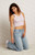 LA Hearts Women's Verona Scalloped Stitch Tank Top - 0723468680295